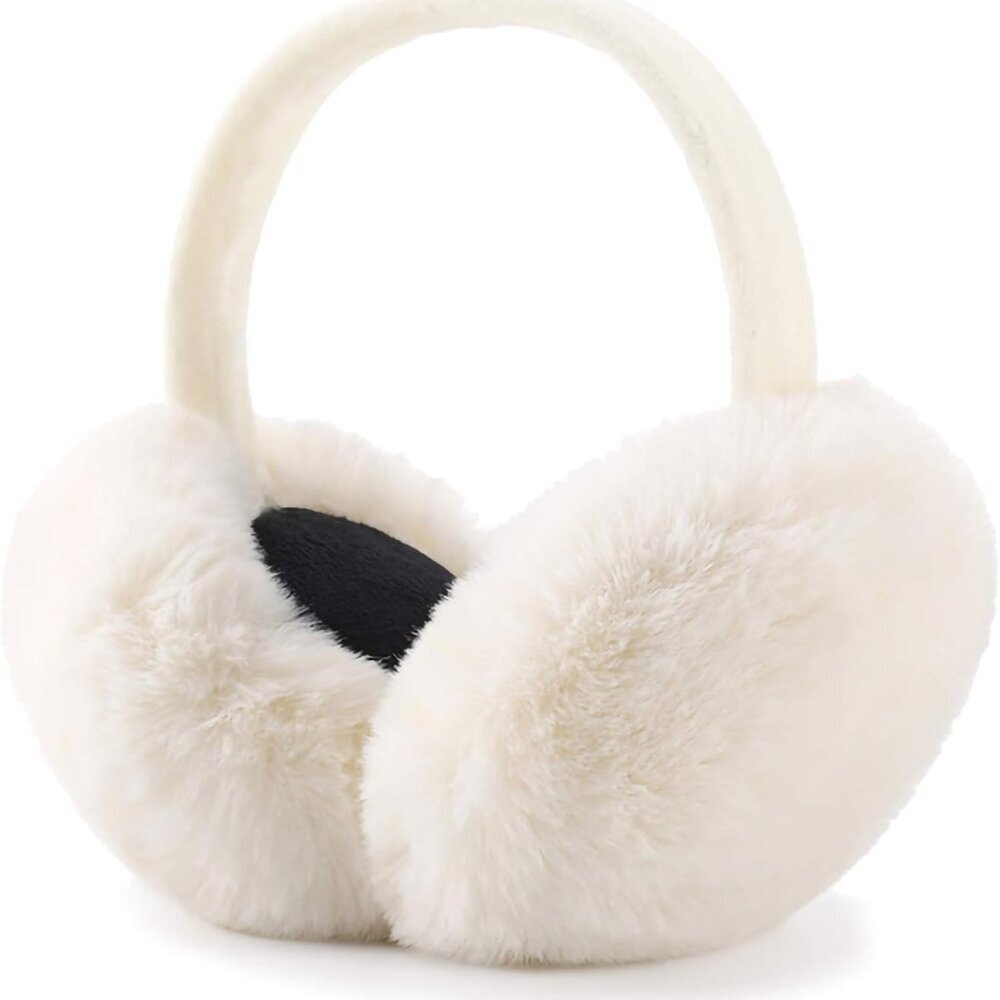 Winter Ear muffs Faux Fur Warm Earmuffs Cute Foldable Outdoor Ear Warmers For Wo